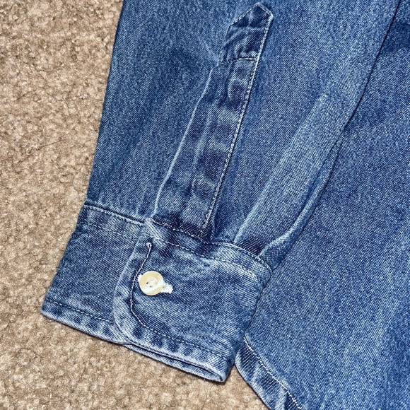 Vintage Duck Head Indigo Denim Shirt Such Amazing Quality Item, (8-10) - Picture 4 of 8